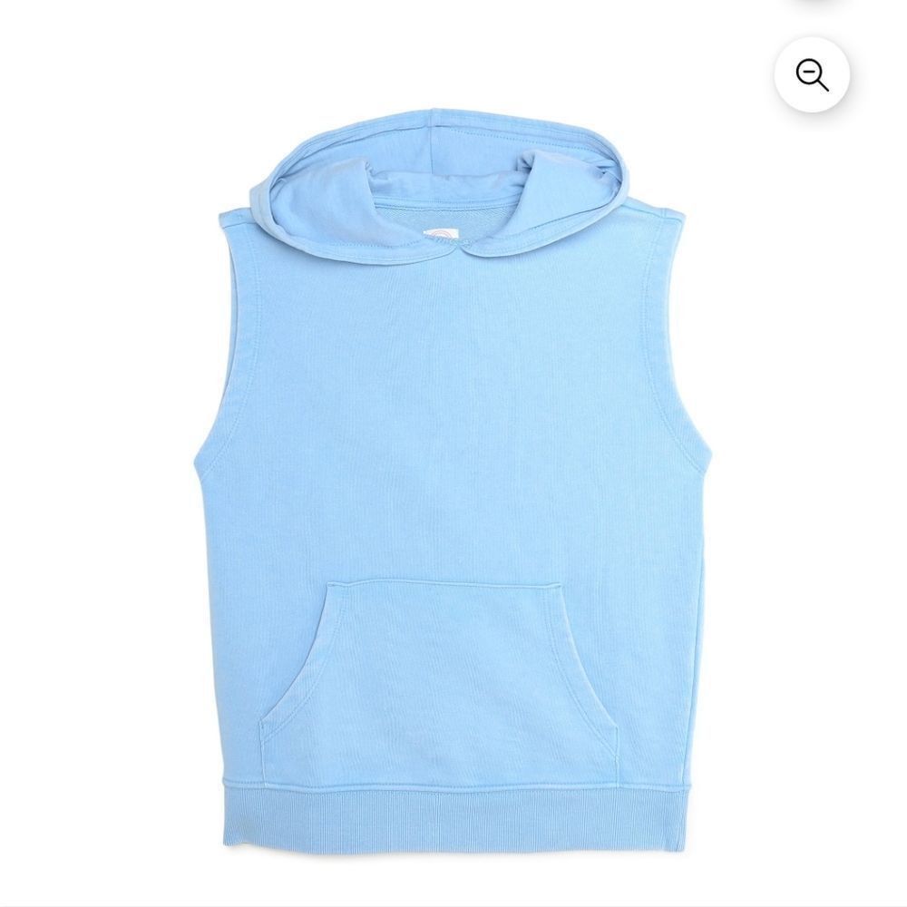 NWT Sleeveless Unisex Hoodie, Size L 10/12 Husky
